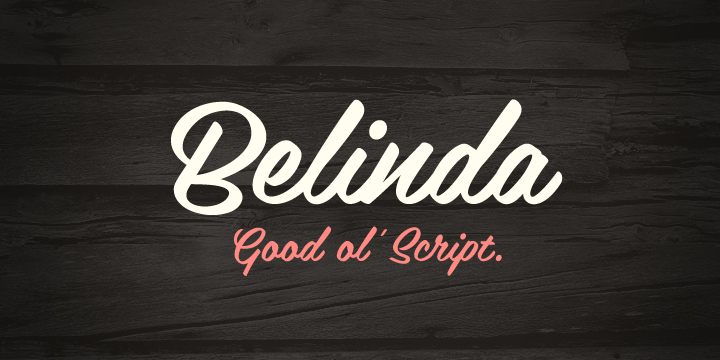 5 Belinda Script Font Images