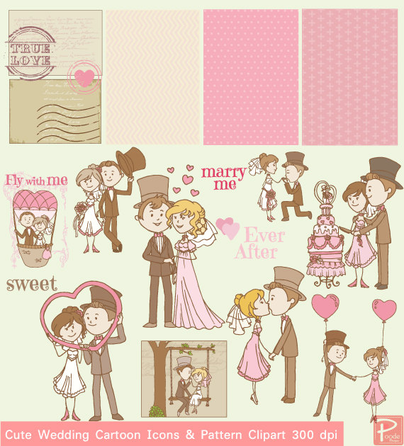 Cute Wedding Cartoons