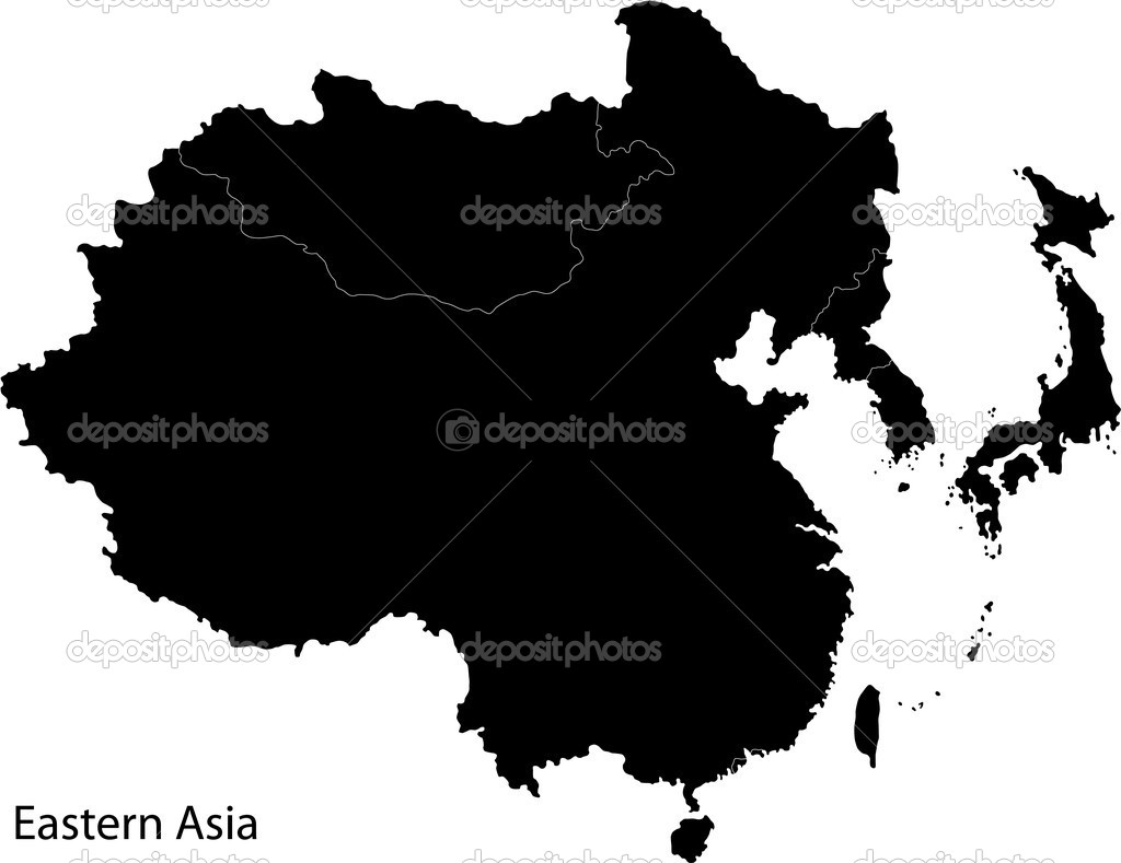 Eastern Asia Map Countries and Capitals