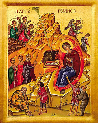 Eastern Orthodox Nativity Icon