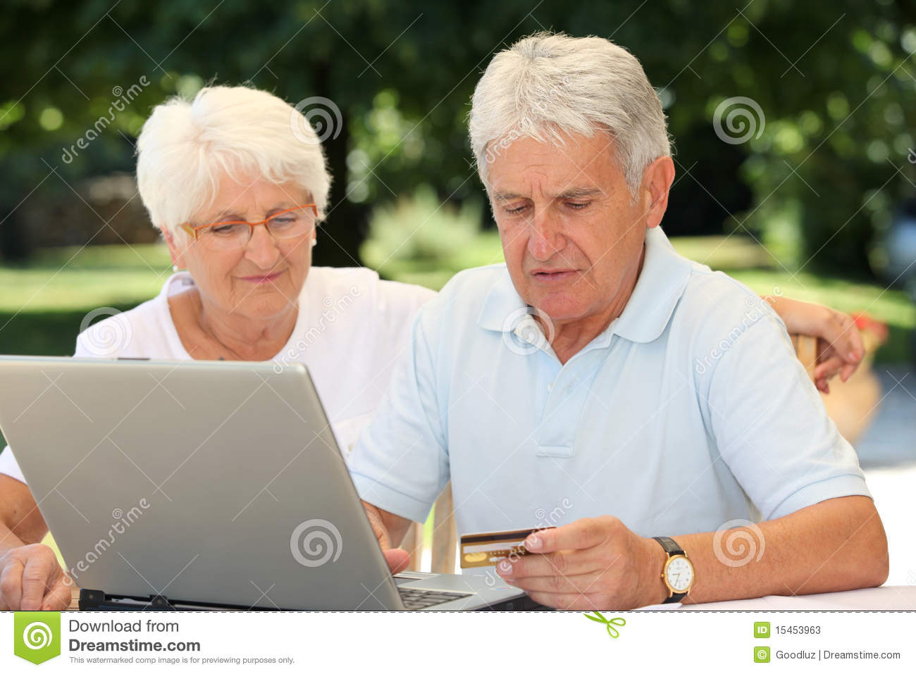 Elderly People Shopping