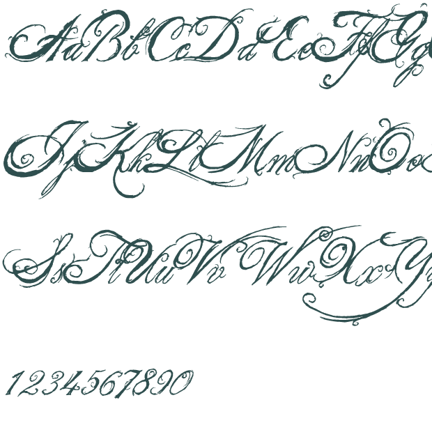 8 King And Queen Font Alphabet Images