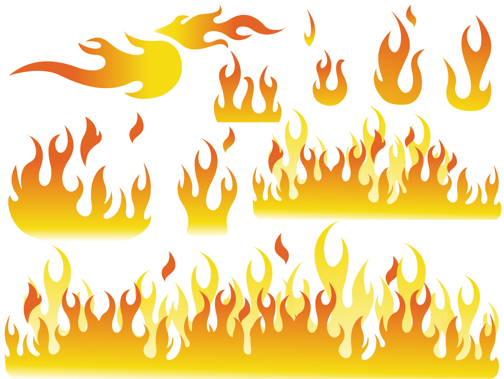 Fire Flames Clip Art Free