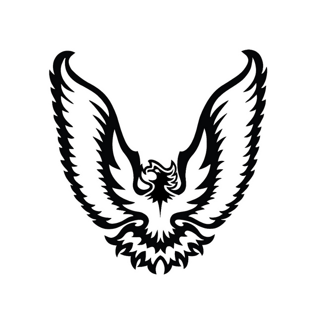 Firebird Silhouette Vector