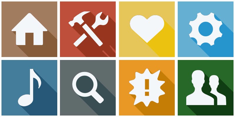 Flat Web Design Icons Flat Web Design Icons