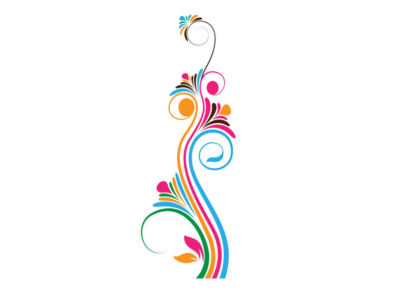 Floral Swirl Vector Floral Swirl Vector