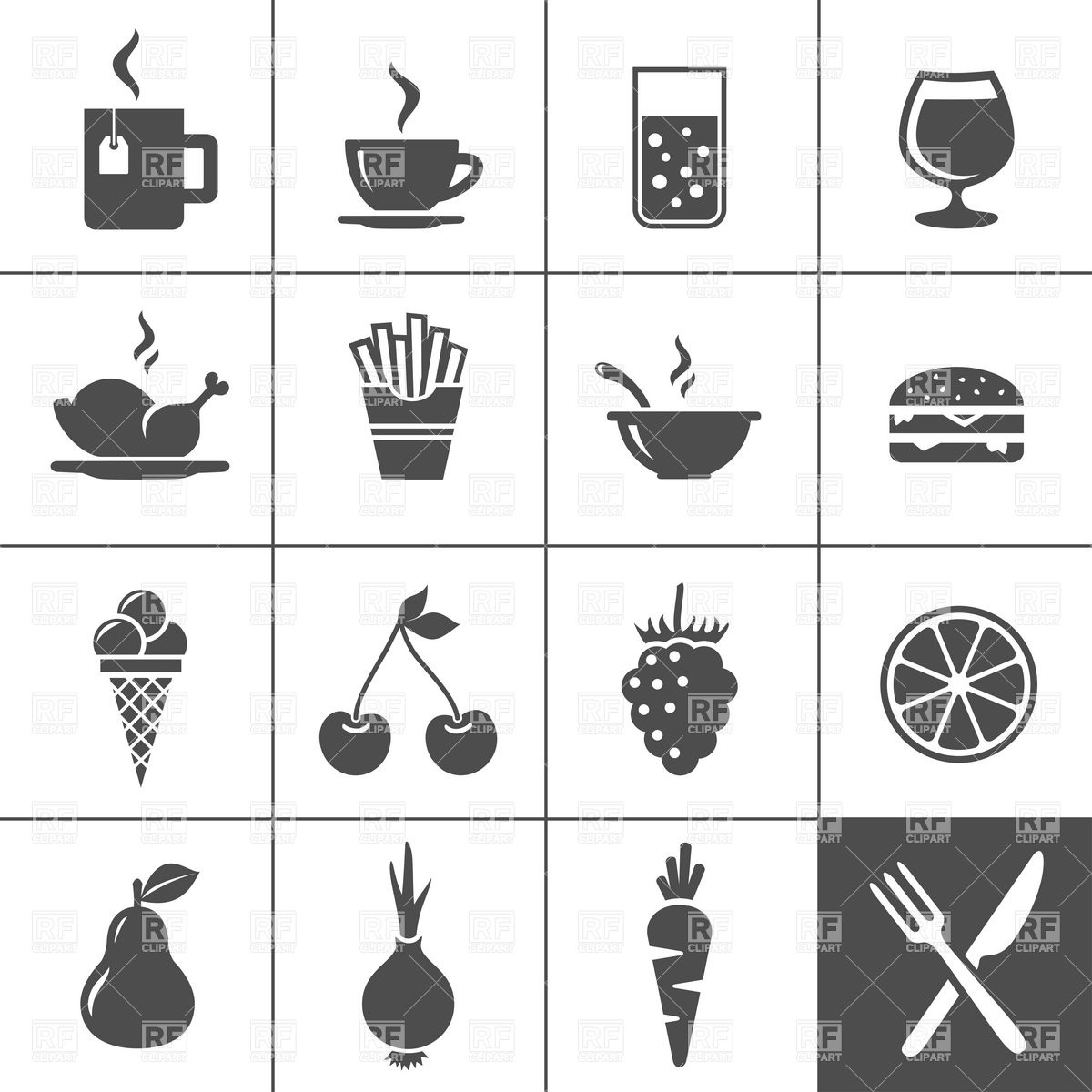 Food and Beverage Icon Food and Beverage Icon