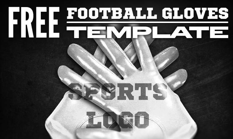 Football Glove Template Mockup PSD