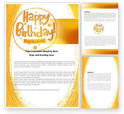 Free Birthday Card Templates Word