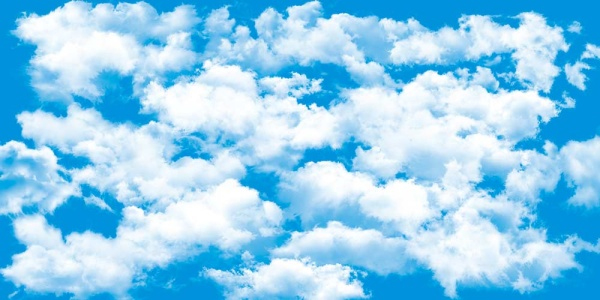 Free Blue Sky White Clouds Background