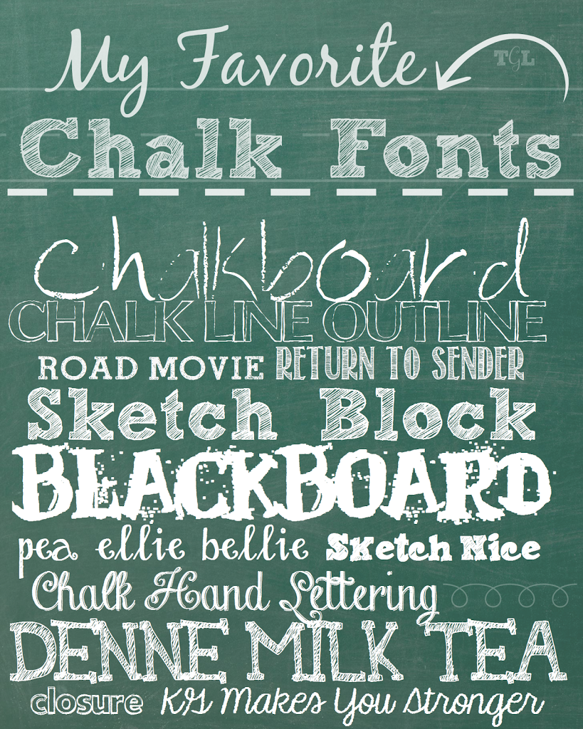 Free Chalk Fonts