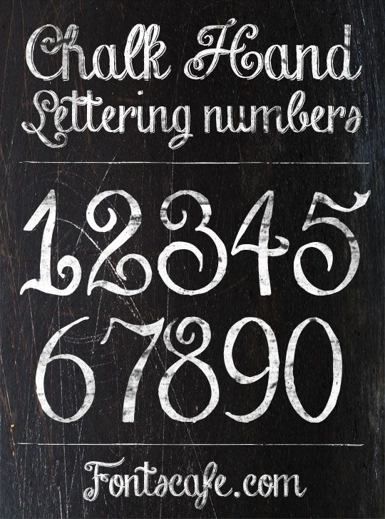 Free Chalk Hand Lettering Font