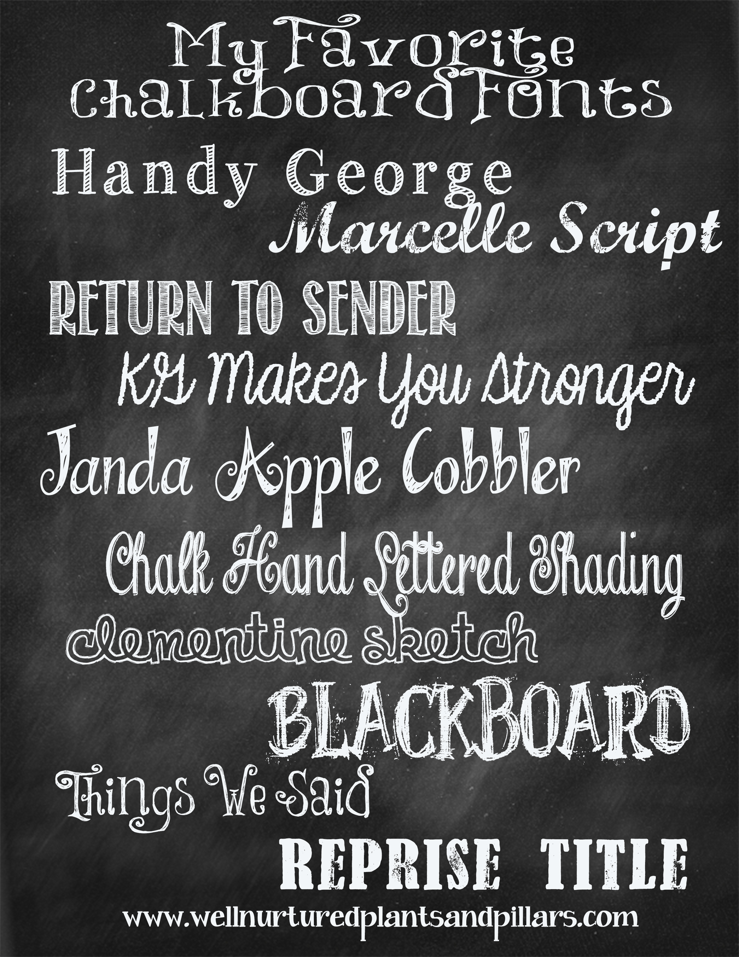 18 Favorite Chalkboard Fonts Images Printable Chalkboard Fonts Free