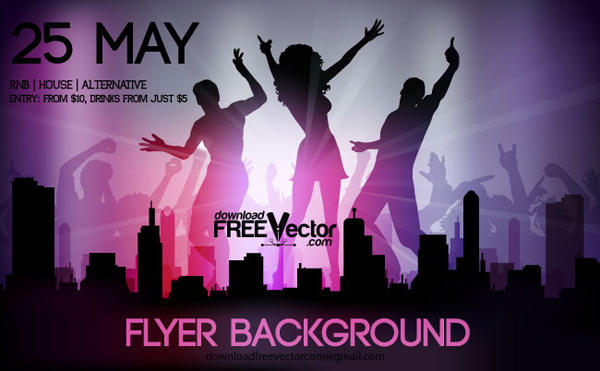 Free Club Flyer Backgrounds Designs