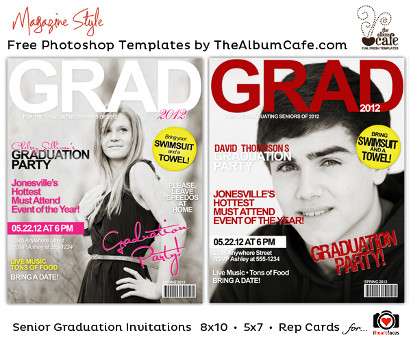 Free Graduation Templates Photoshop