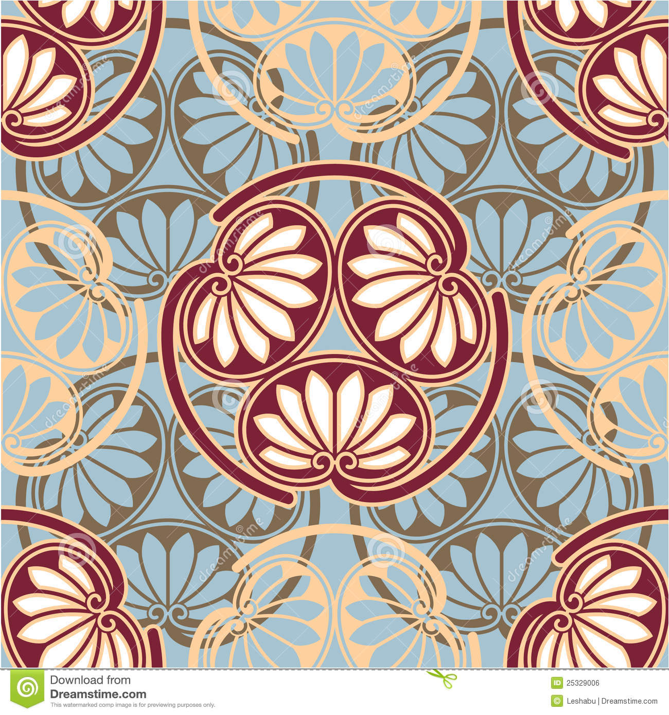 Free Japanese Seamless Pattern