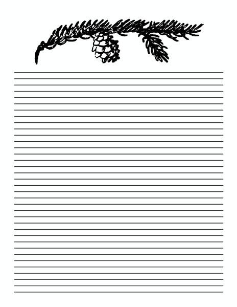 Free Lined Paper Template