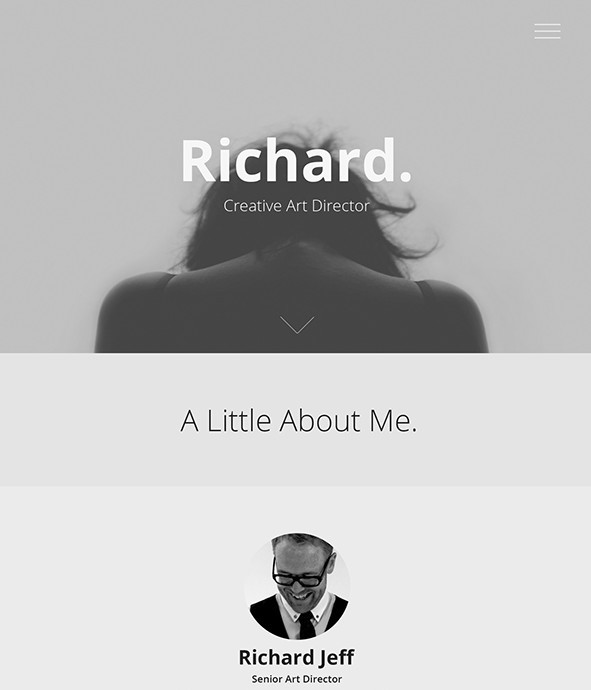 Free Portfolio Website Template