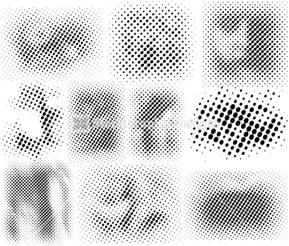 Free Vector Halftone Pattern