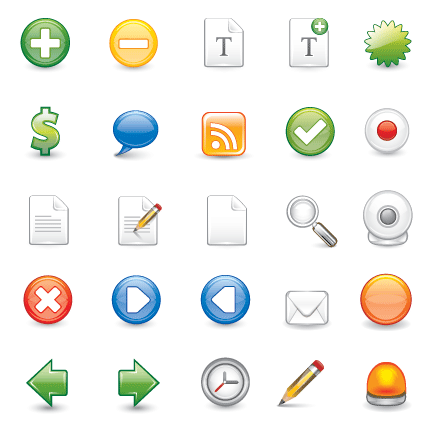 Free Vector Web Icons