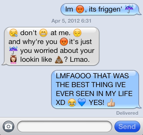 Funny iPhone Emoji Texts