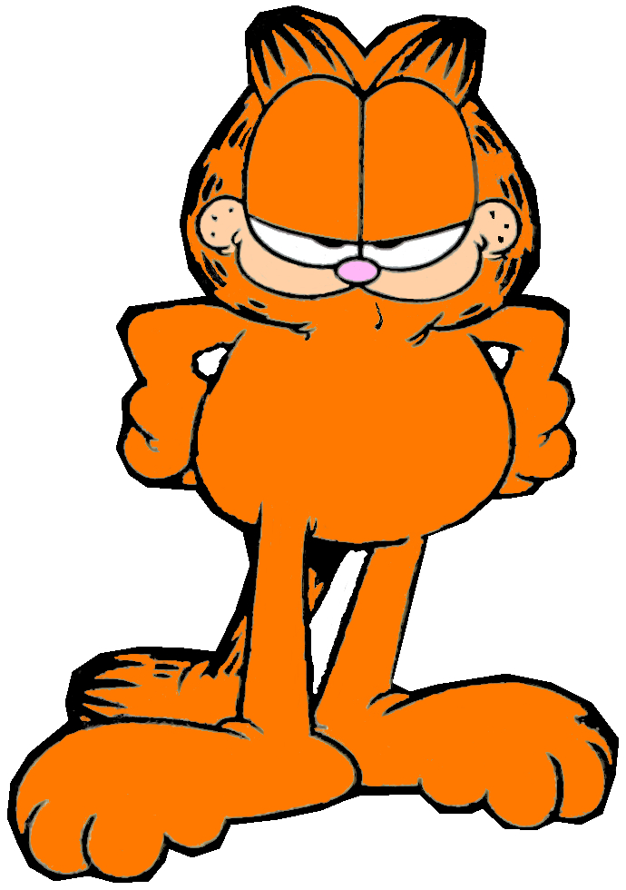 12 Famous Cartoon Cat Icons Images - Cartoon Cat Icon, Garfield Cat