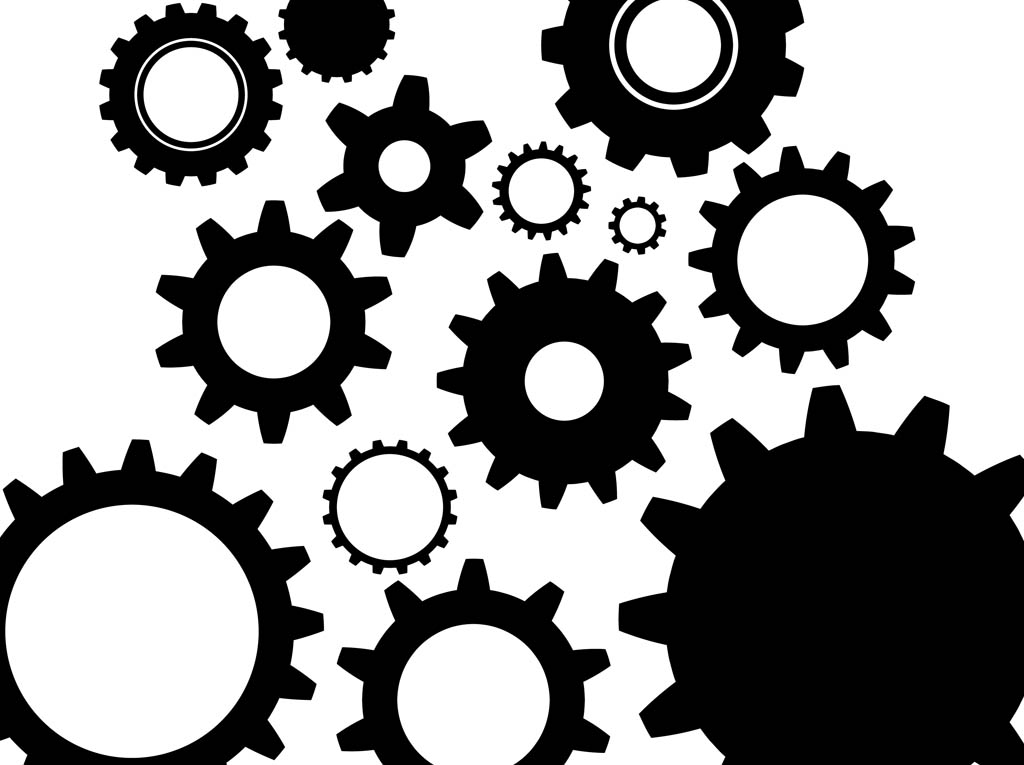 Gears Vector Clip Art Free