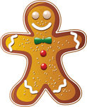 Gingerbread Man Cookie Clip Art Free