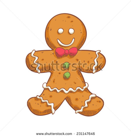 Gingerbread Man Sketch Gingerbread Man Sketch