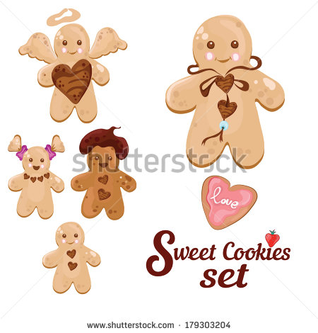 Gingerbread Man Vector Gingerbread Man Vector