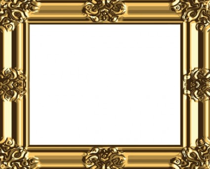 Gold Vintage Frame Vector
