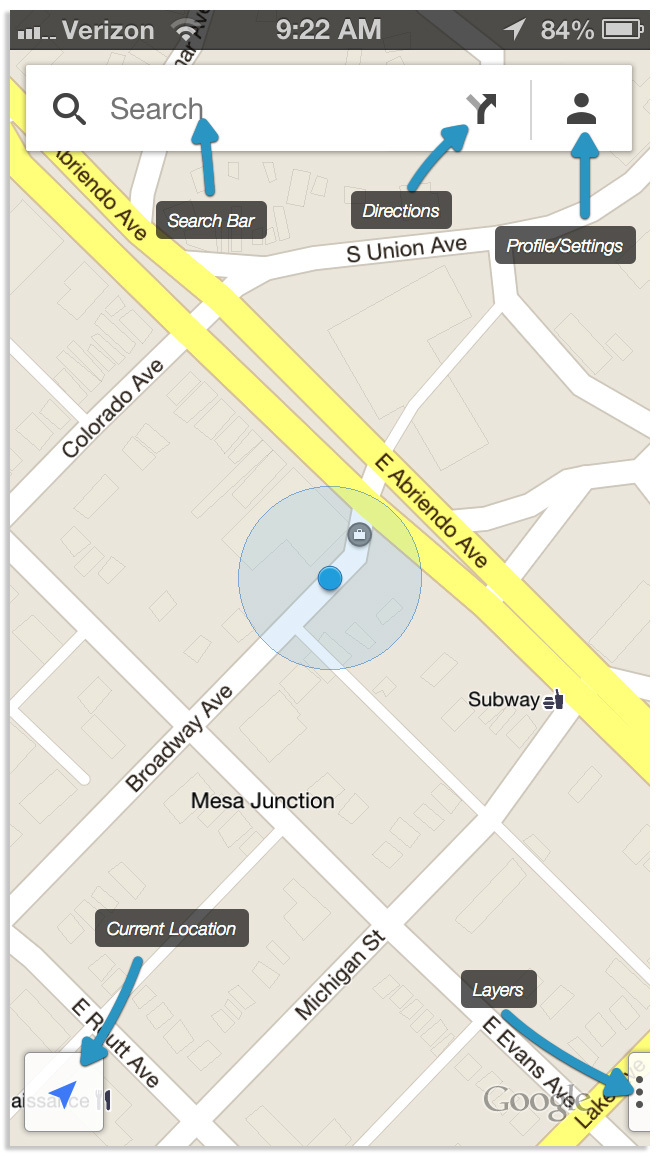 Google Maps Icon iPhone