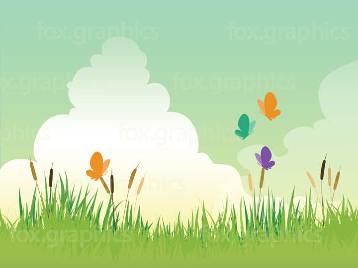 Grass Vector Graphics Background