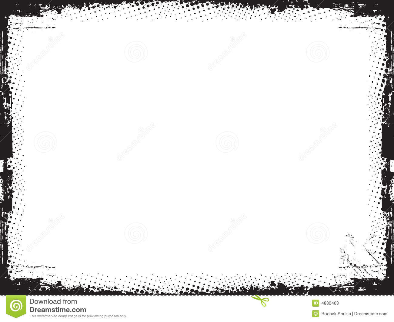 Grunge Borders Vector Art