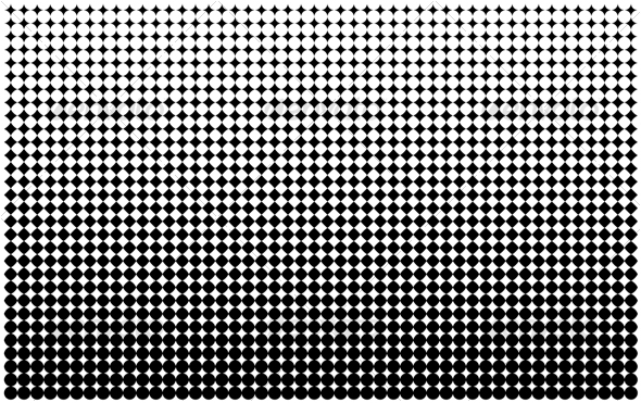 Halftone Dots Pattern Vector