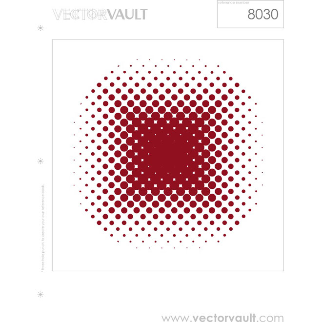 Halftone Pattern Vector