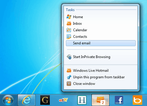 Internet Icon On Taskbar