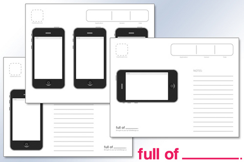 iPhone App Design Templates