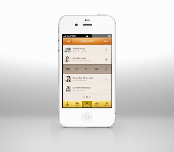 iPhone App Design Templates