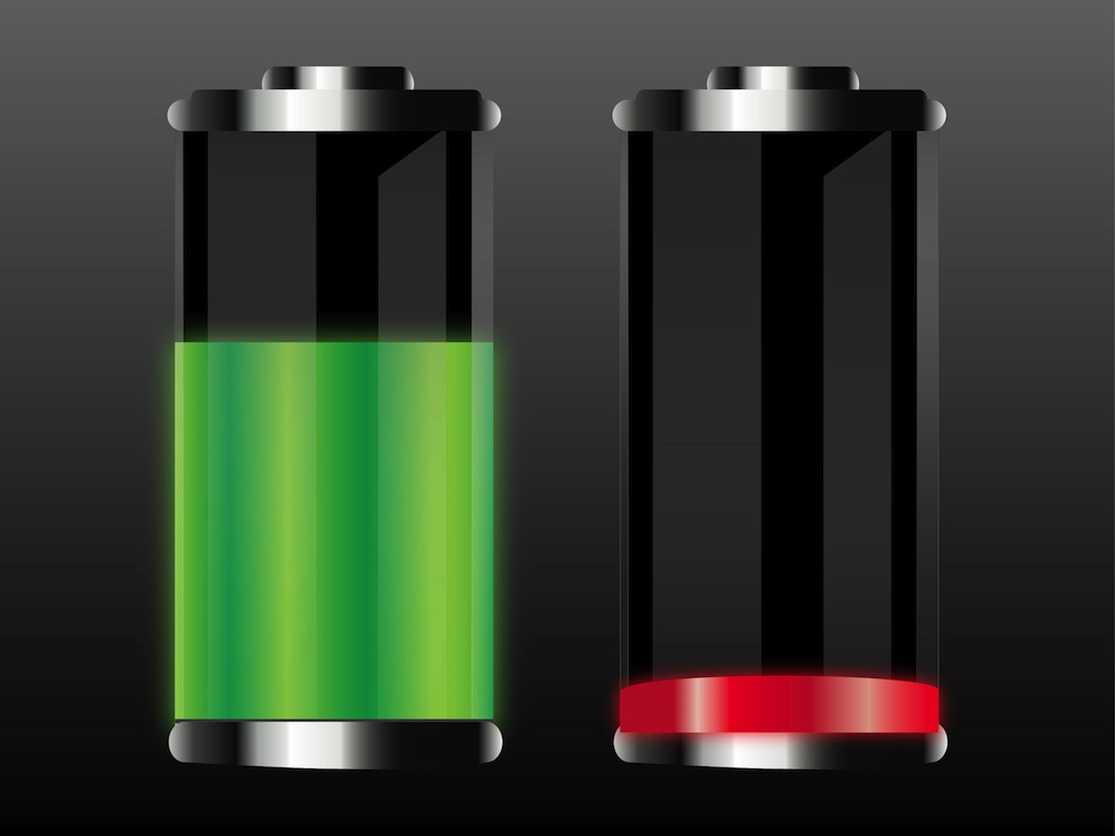 iPhone Battery Icon Vector