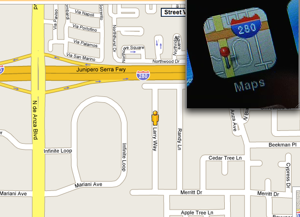 iPhone Map App Icon iPhone Map App Icon
