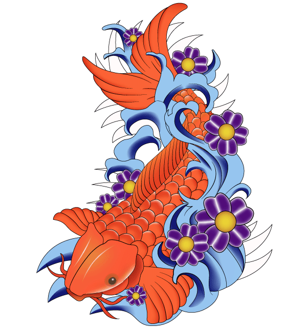 Japanese Koi Fish Art