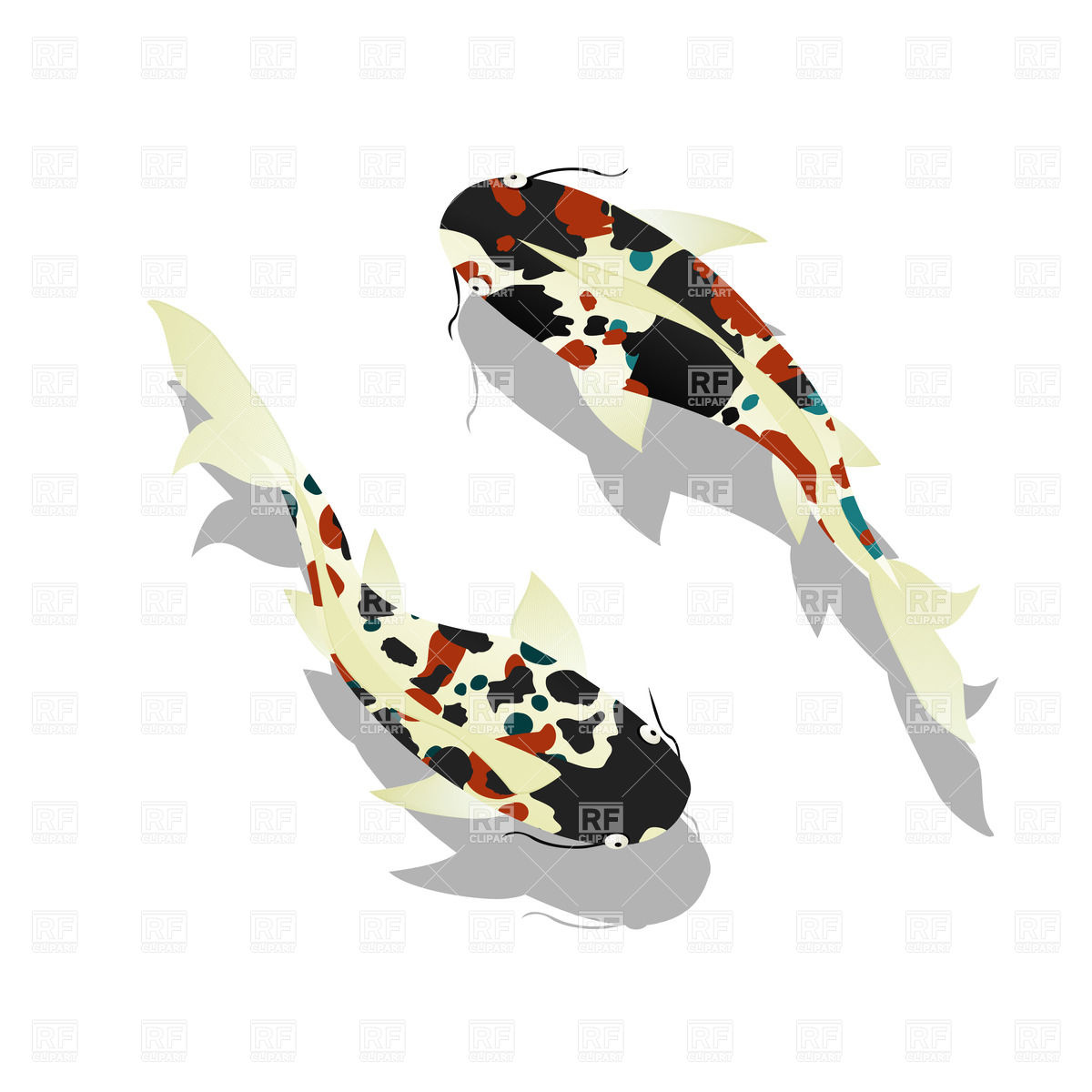 Japanese Koi Fish Clip Art