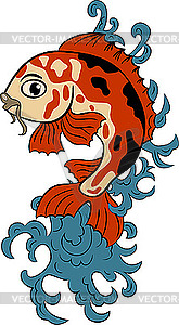 Japanese Koi Fish Clip Art