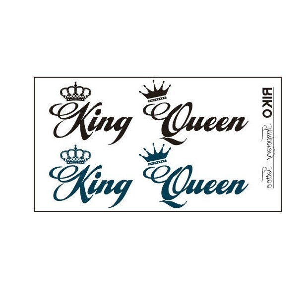 King and Queen Crowns Tattoo
