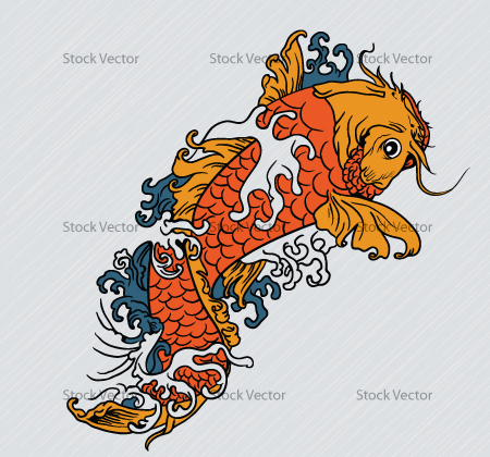 Koi Fish Vector