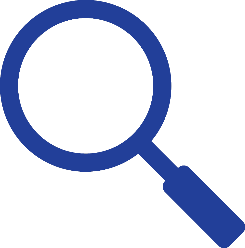 12 Magnifying Glass Icon Blue Images