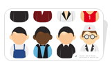 Microsoft PowerPoint Icon Person Microsoft PowerPoint Icon Person