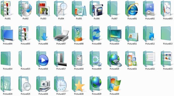 Microsoft Windows 7 Icons