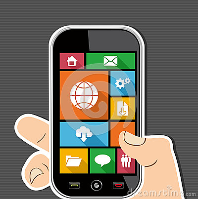 Mobile Phone User Icon